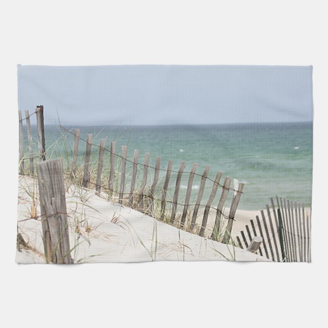 Beach photo kitchen towel (Horizontal)