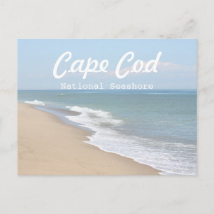 Beach photo postcard