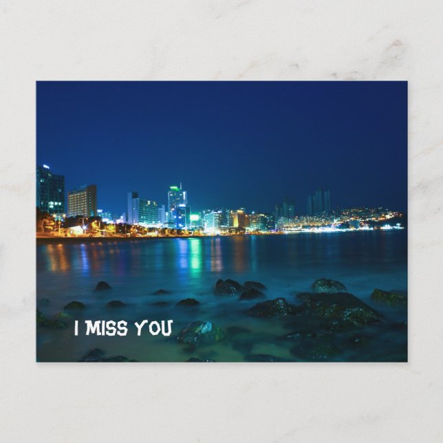 Beach Photo Postcard (Front)