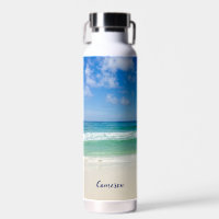 Beach Photography Blue Ocean Waves Personalized