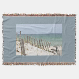 Beach photography throw blanket