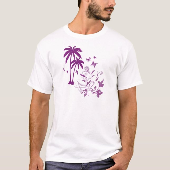 Beach Pin-Up T-Shirt (Front)