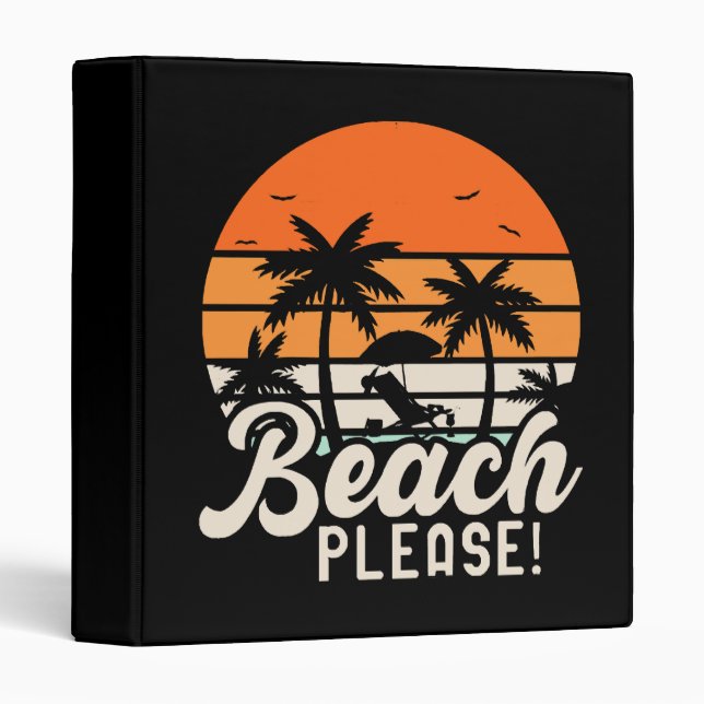Beach Please Binder (Front/Spine)