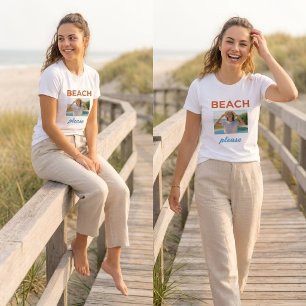 Beach Please Funny Summer Shirt Tropical Beach