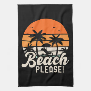 Beach Please Kitchen Towel