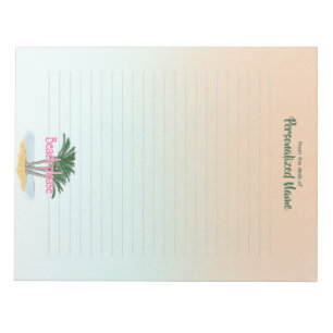 Beach Please Lined Notepad