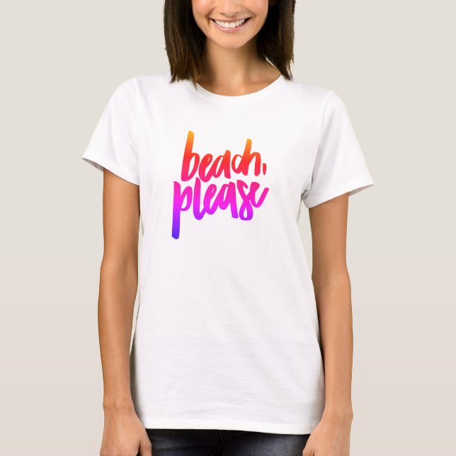 Beach Please Tank Top (Front)