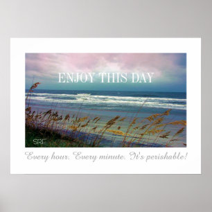 Beach Poster - Enjoy This Day - SRF