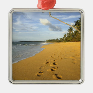 Beach Puerto Rico Metal Ornament