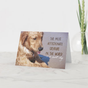 BEACH PUP Greeting Card