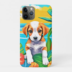 Beach Pup Paradise View iPhone 11 Pro Case