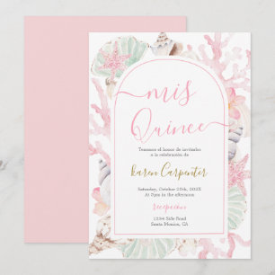 Beach Quinceanera Invitation