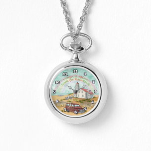 Beach Rainbow Lighthouse Watch