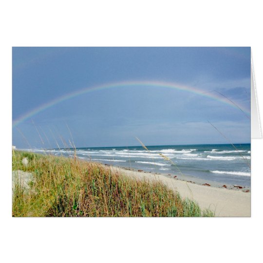 Beach Rainbow Note Card