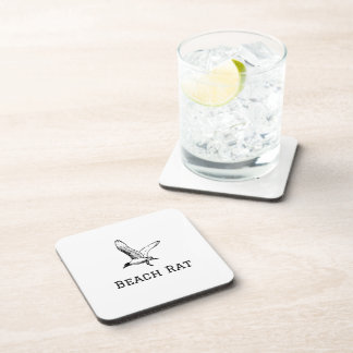 Beach Rat - Funny Seagull Beach Dessous de verre à