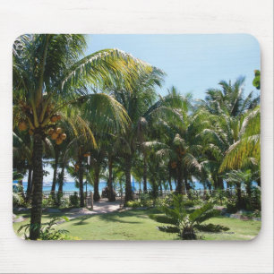 Beach resort mouse pad
