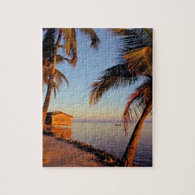 Beach Roatan Honduras Jigsaw Puzzle (Vertical)