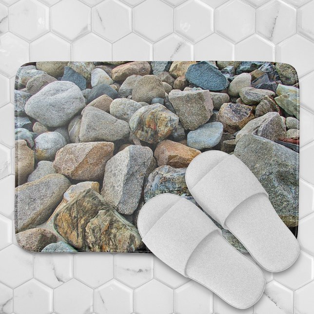 Beach Rocks Bath Mat (Creator Uploaded)