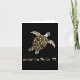 Beach Rosemary, Fl Marine Biology Save The Sea Tur Card