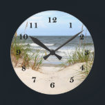 Beach Round Clock<br><div class="desc">Beach</div>