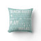 Beach Rules By the Seashore Soft Aqua & White