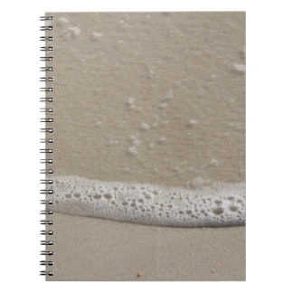 Beach Sand and Sea Foam Notebook