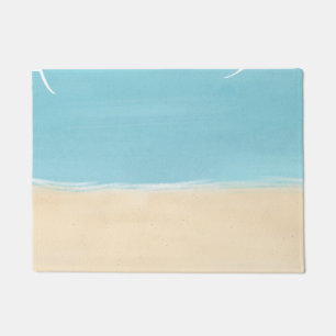 Beach Sand Aqua  Doormat