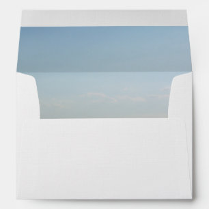Beach Sand Blue Sky Wedding Envelopes