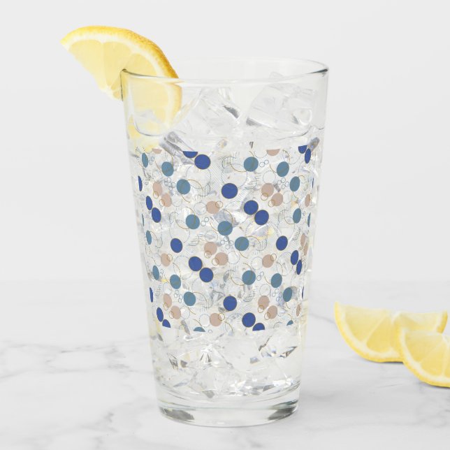  Beach Sand Colour Dots Glass (Front Ice)