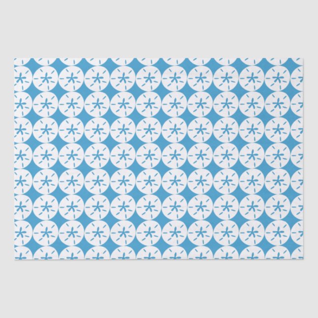 Beach sand dollar tissue paper (Front)