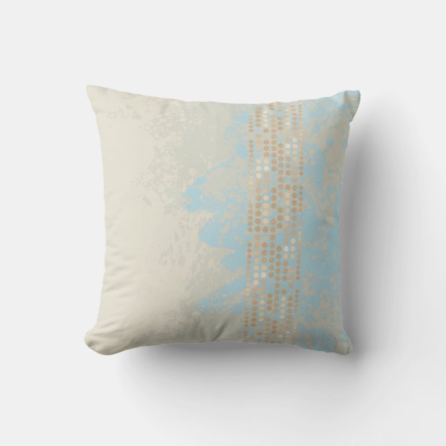 beach sand dot abstract cushion pillow (Front)