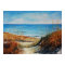 Beach Sand Dunes and Ocean Painting | Poster