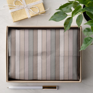 Beach Sand Earth Tone Colour Stripes On Watercolor Tissue Paper