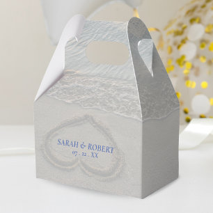 Beach Sand Heart Wedding Favor Box