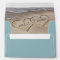 Beach Sand Hearts Elegant Tropical Modern Wedding
