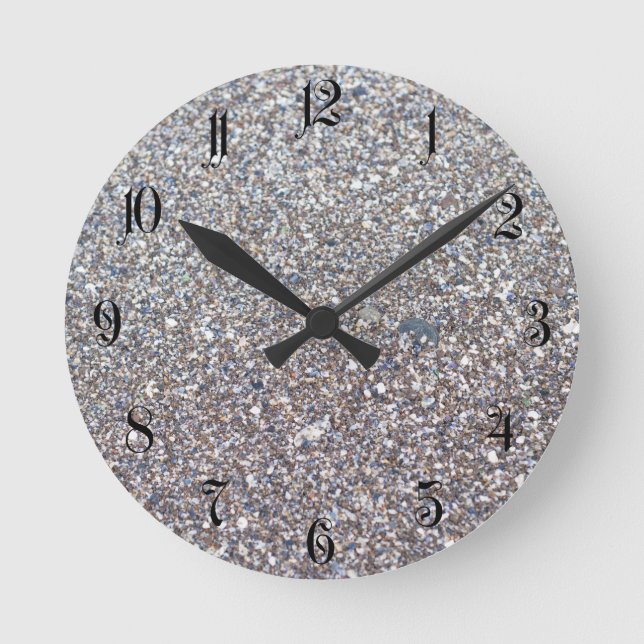 Beach Sand Round Clock (Front)