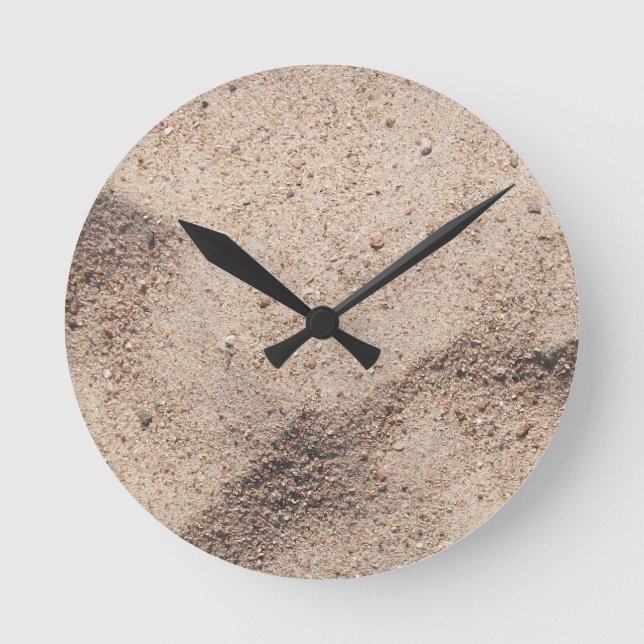 Beach Sand Round Clock (Front)