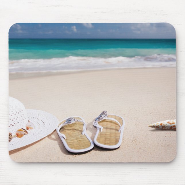 Beach, Sand, Sea Mouse Pad (Front)