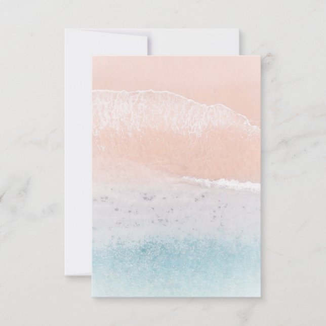 Beach Sand Sea Seaside Nature Custom Template (Front)