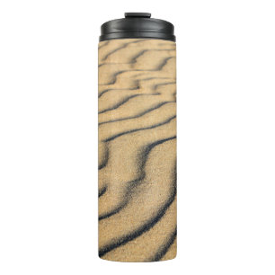 Beach sand waves sand dunes sandy thermal tumbler