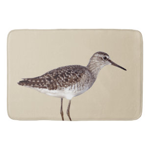 Beach Sandpiper Bird Bath Mat