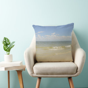  Beach Sanibel Island Throw Pillow