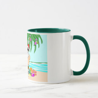 Beach Santa Mug