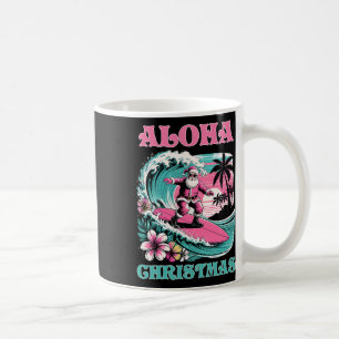 Beach Santa Summer Christmas In July  Coffee Mug