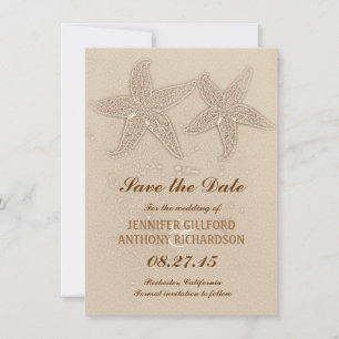 BEACH SAVE THE DATE CARD