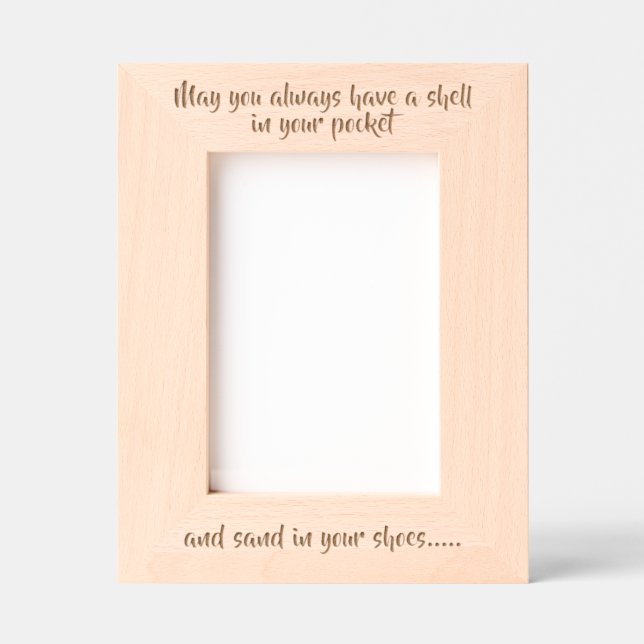 Beach Saying Etched Frames (Front)