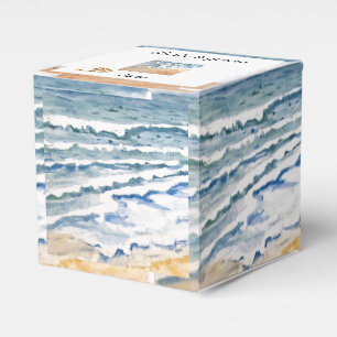 Beach scean seascape favor box