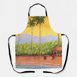 Beach Scene Apron