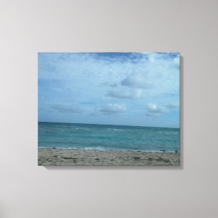 BEACH SCENE CANVAS PRINT