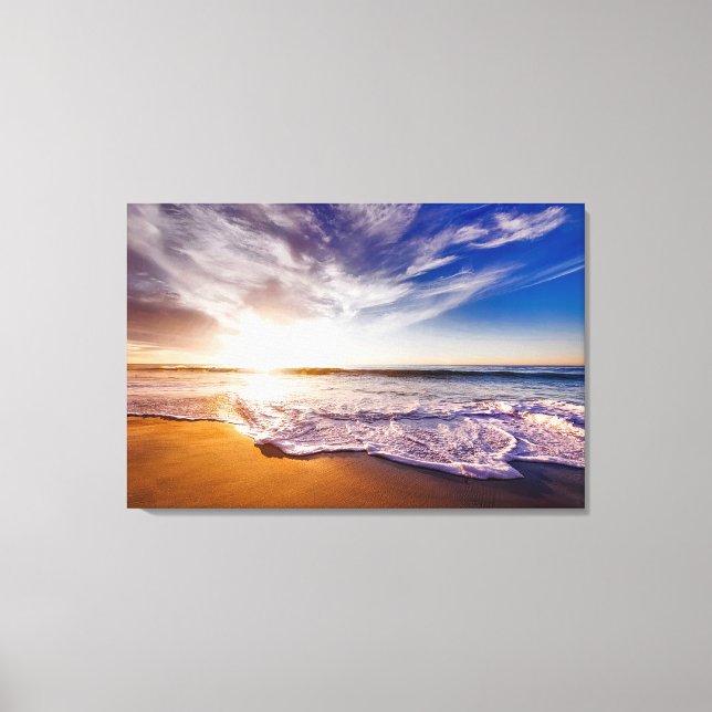 Beach Scene Canvas Print (Front)